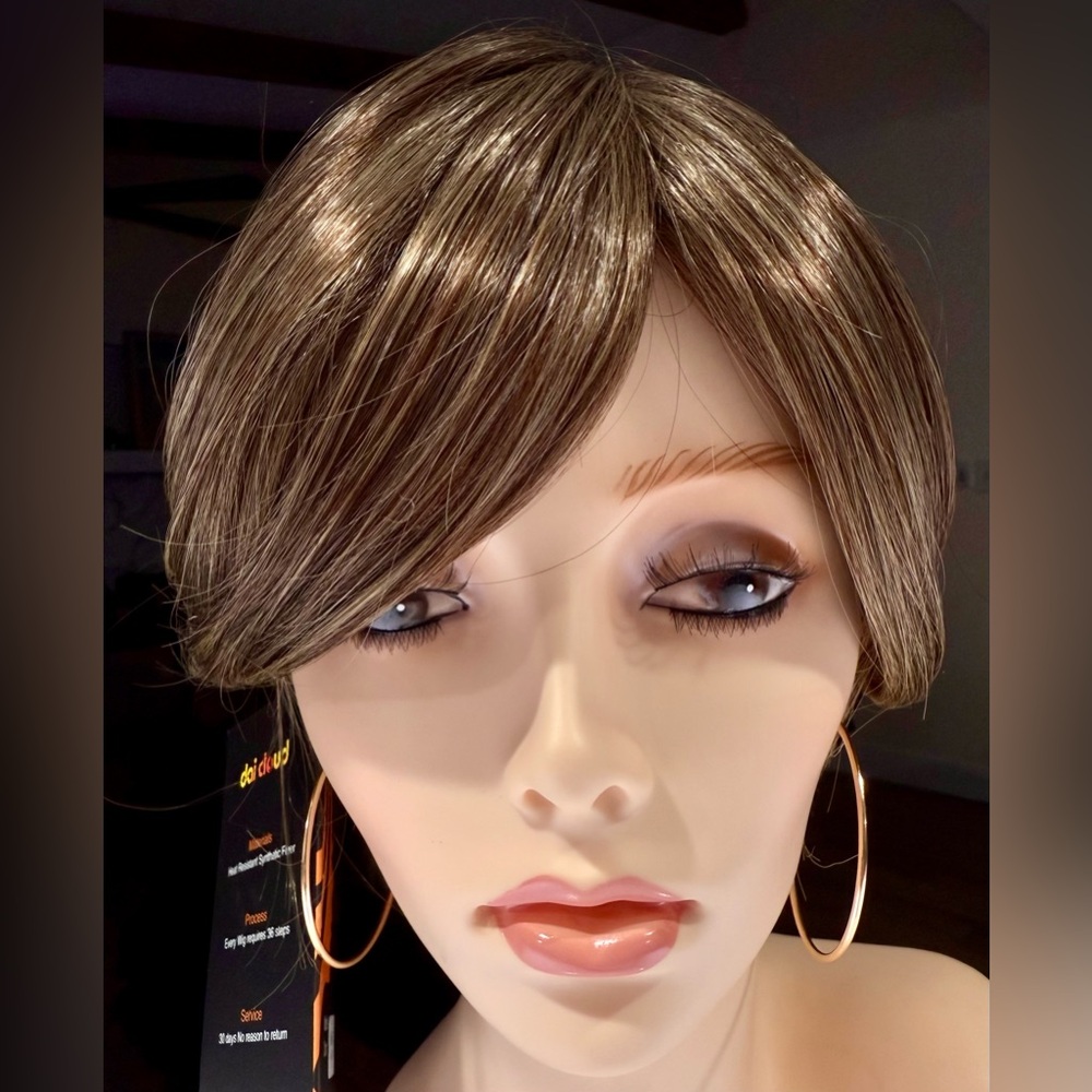 HAIR, Pixie Cut, Swoop Bangs, Medium/Dark Brown - Picture 10 of 13